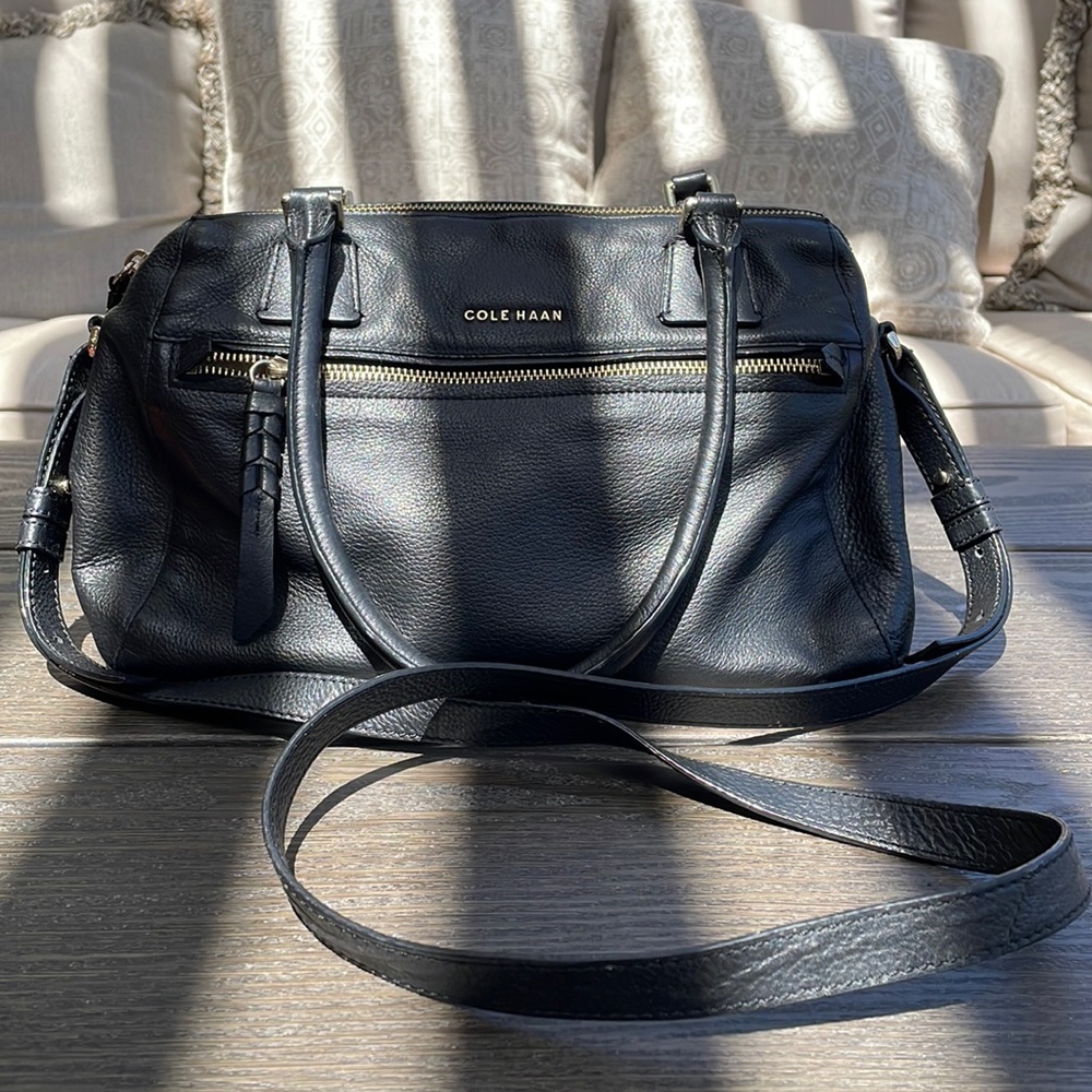 Cole Haan Black Soft Leather Bag